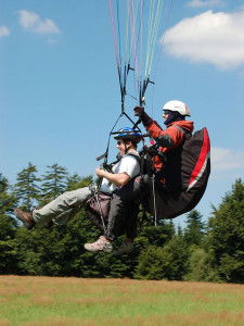 tandemový paragliding